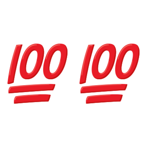 💯💯 Emoji Domain EmojiOne rendering